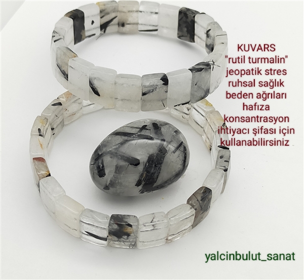 Rutil Kuvars Taşı Bileklik